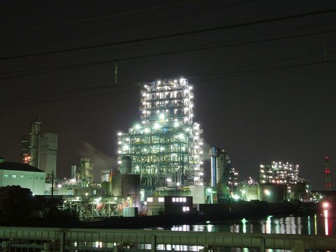 工場萌えな夜景